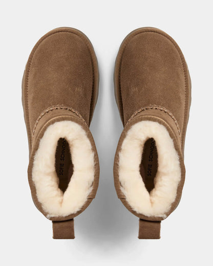 SOFIE SCHNOOR | Bottes Teddy "Allie"- Brun caramel