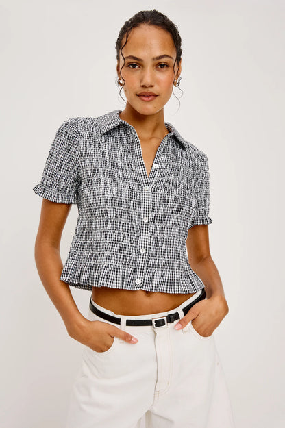 Rails | La chemise "Alton"- Noir et blanc