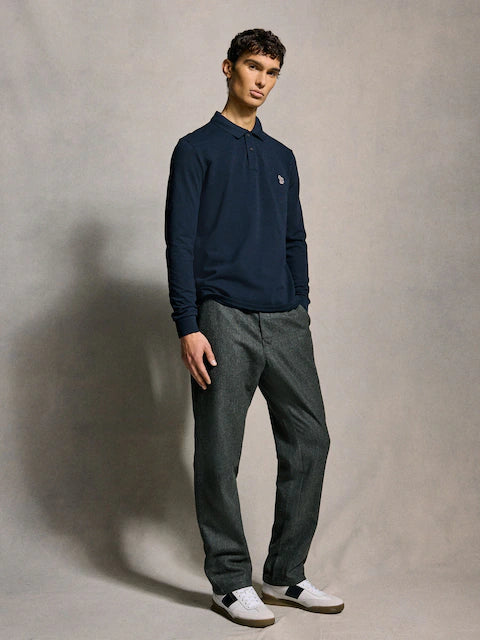 Paul Smith | Polo avec logo Zebra manches longues - Marine