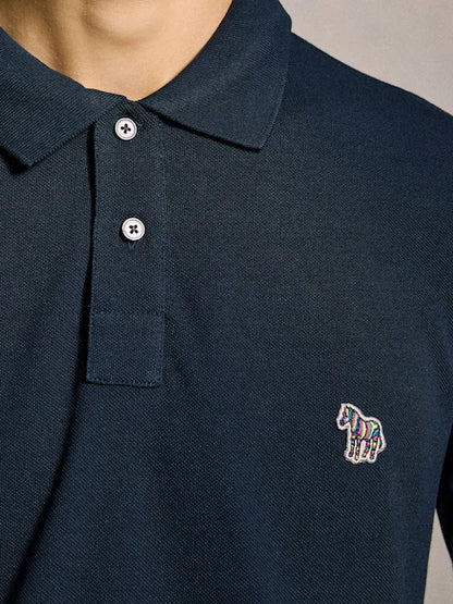 Paul Smith | Polo avec logo Zebra manches longues - Marine