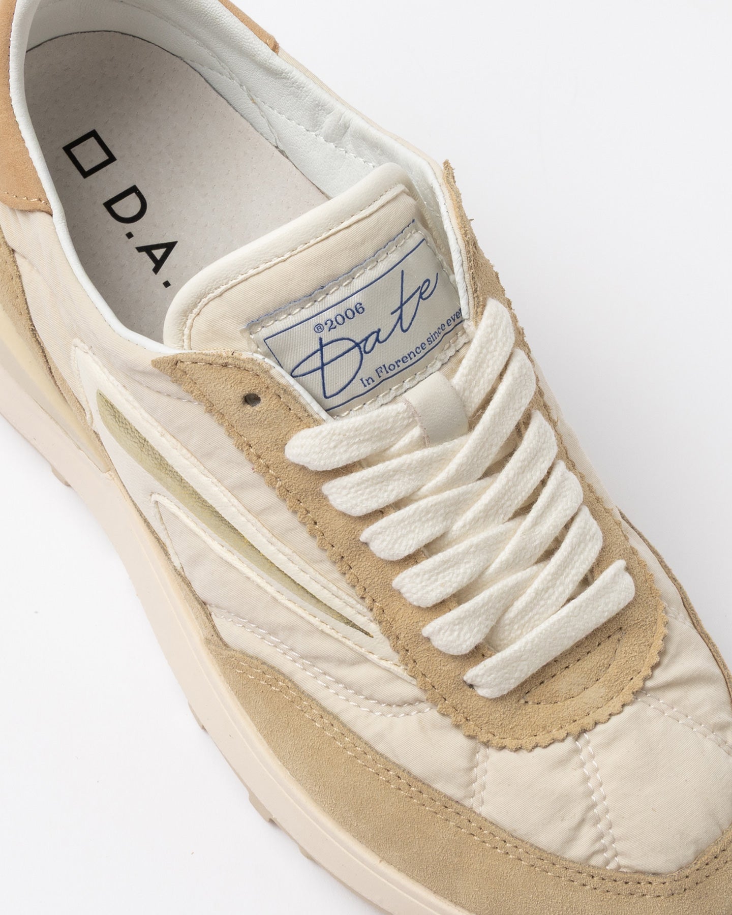D.A.T.E. | Baskets 'Athleta Nylon' | Ivoire