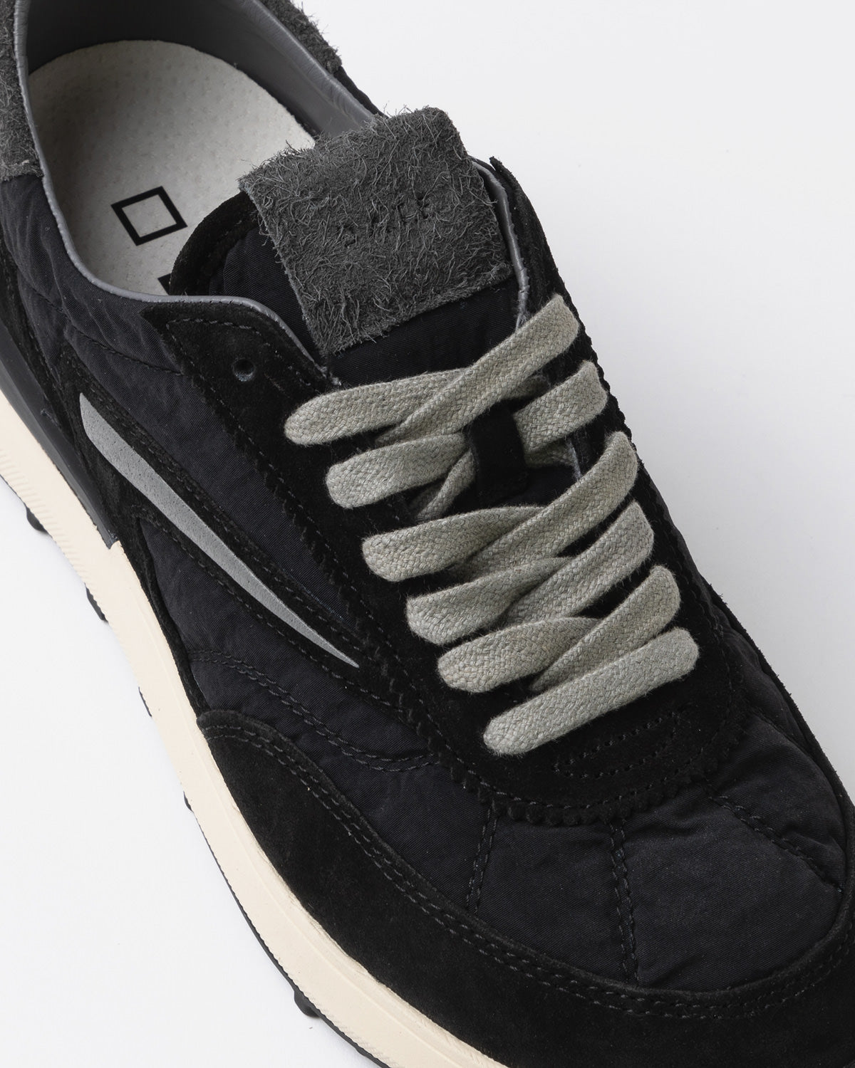 D.A.T.E | Baskets en daim et nylon ''Athleta Touch'' - Noir