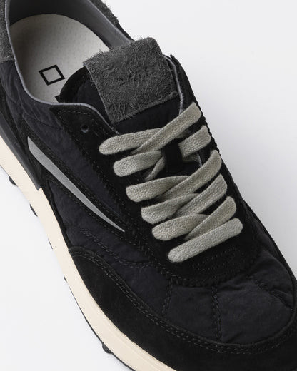 D.A.T.E | Baskets en daim et nylon ''Athleta Touch'' - Noir