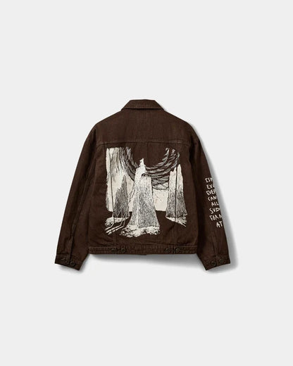 SOFIE SCHNOOR | Veste en jeans "Audreysw"- Brun foncé
