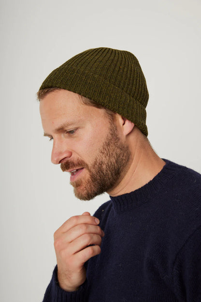 Peregrine | Bonnet en laine "Porter" - Vert