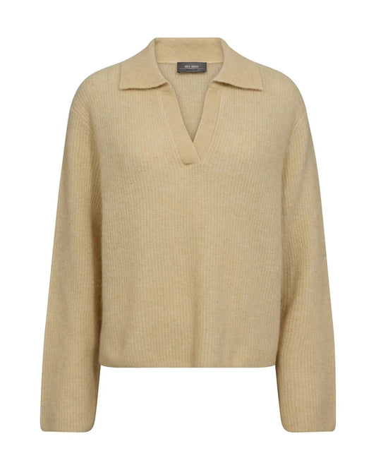 MOS MOSH | Le polo en maille ''Thora Aidy'' - Jaune