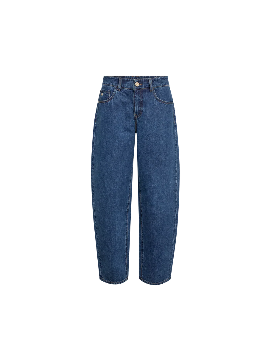 Mos Mosh | Jean à coupe Barrel 'Hellen Bernat' | Bleu