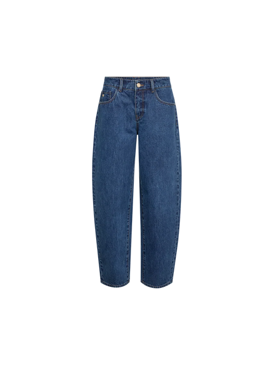 Mos Mosh | Jean à coupe Barrel 'Hellen Bernat' | Bleu
