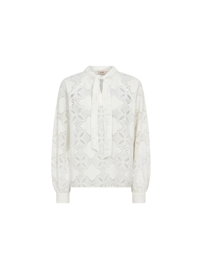 Mos Mosh | Blouse en dentelle 'Tamlyn' | Ecru
