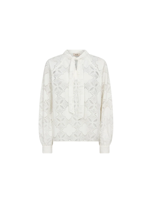 Mos Mosh | Blouse en dentelle 'Tamlyn' | Ecru
