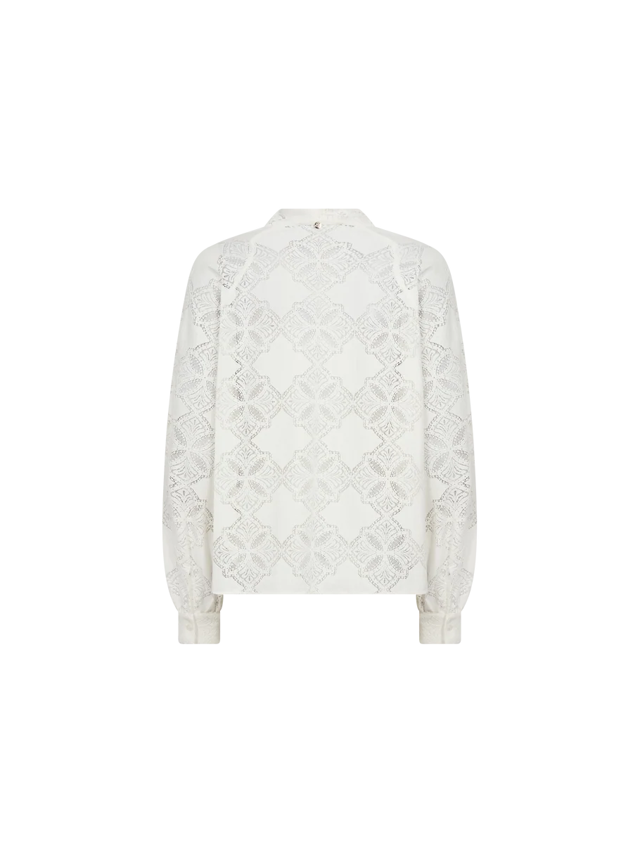 Mos Mosh | Blouse en dentelle 'Tamlyn' | Ecru