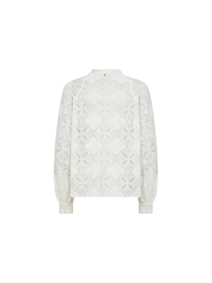 Mos Mosh | Blouse en dentelle 'Tamlyn' | Ecru