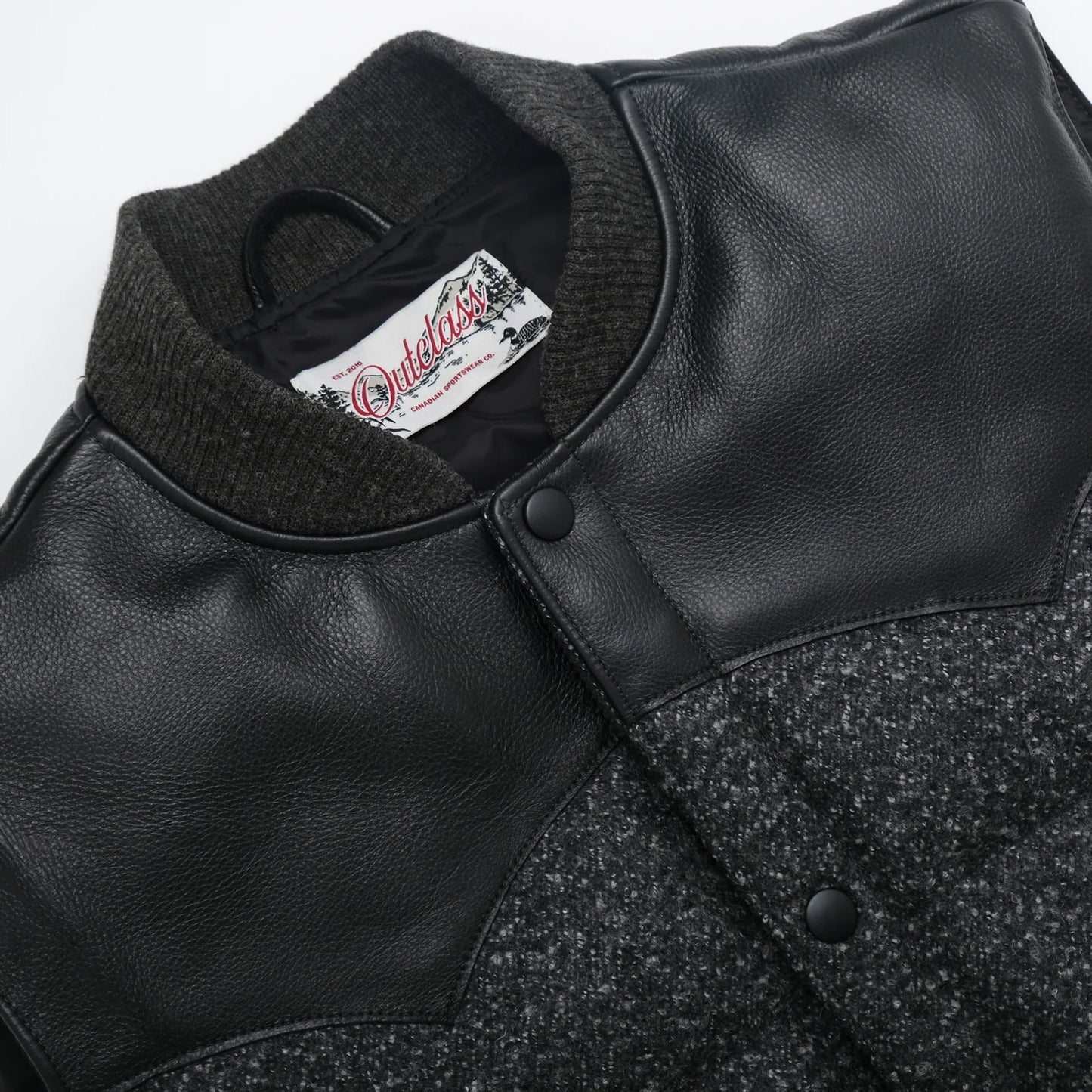 Outclass | Gilet sans manches en laine mélangée - Noire
