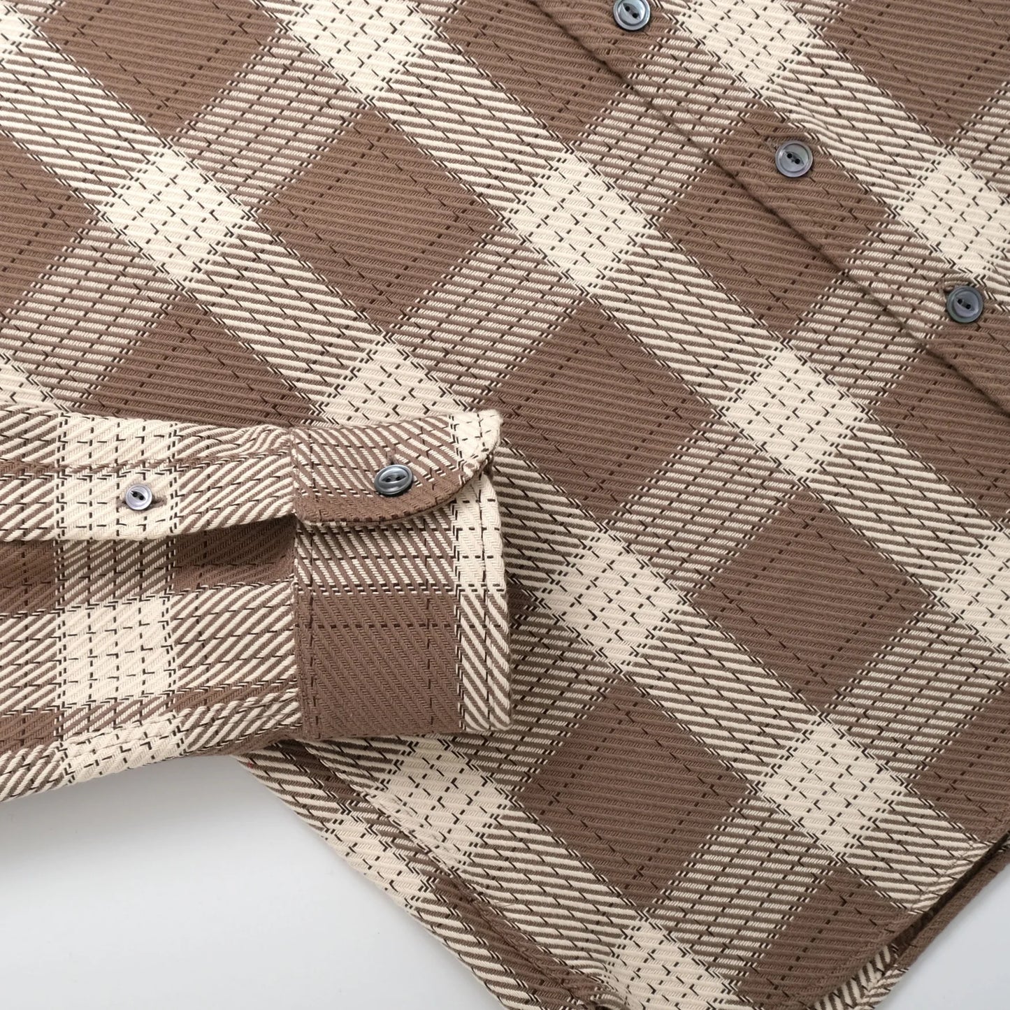 Outclass | Chemise facile à carreaux - Taupe