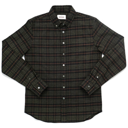 Outclass | Chemise classique en flanelle à carreaux - Hunter