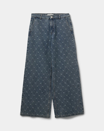 SOFIE SCHNOOR | Jeans large taille basse "AZZI"  - Bleu