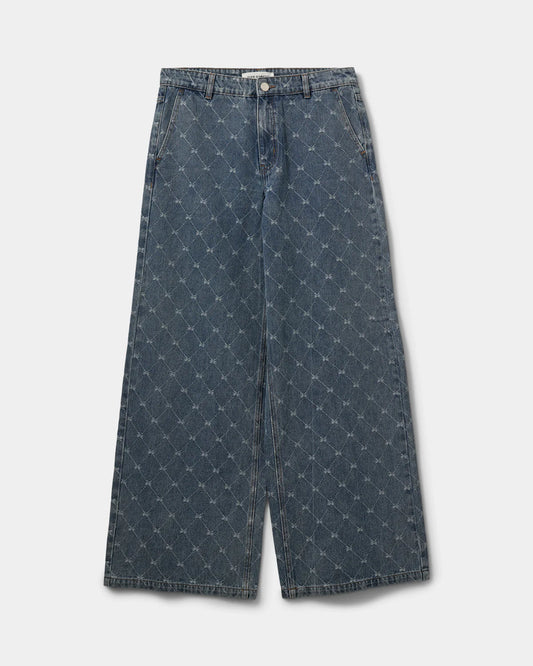 SOFIE SCHNOOR | Jeans large taille basse "AZZI"  - Bleu