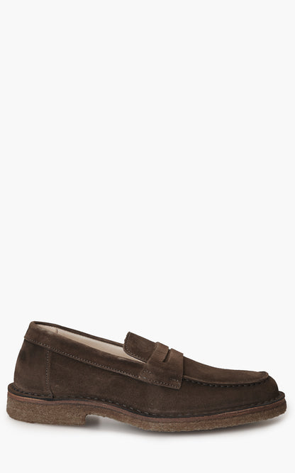 Astorflex | Mocassins en daim ''Mokaflex'' - Marron foncé