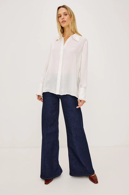 Rails | Chemise à manches longues "Beatrix" - Ivoire