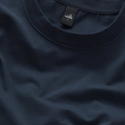 WAHTS | T-shirt en jersey " Berkley" - Marine foncé