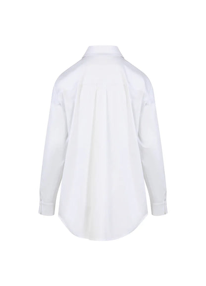 Coster Copenhagen | Chemise classique ample- Blanche