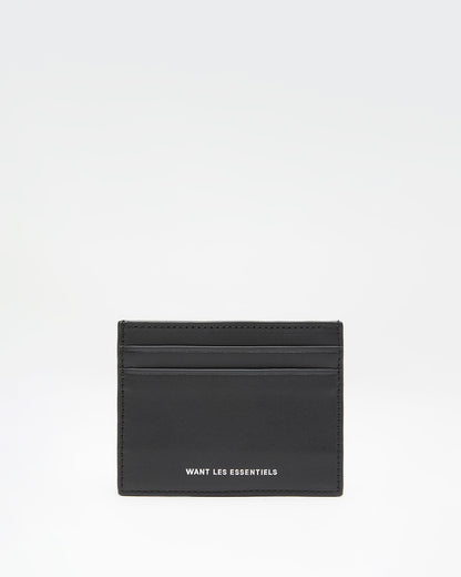 WANT Les Essentiels - Porte-cartes en cuir Branson - Noir