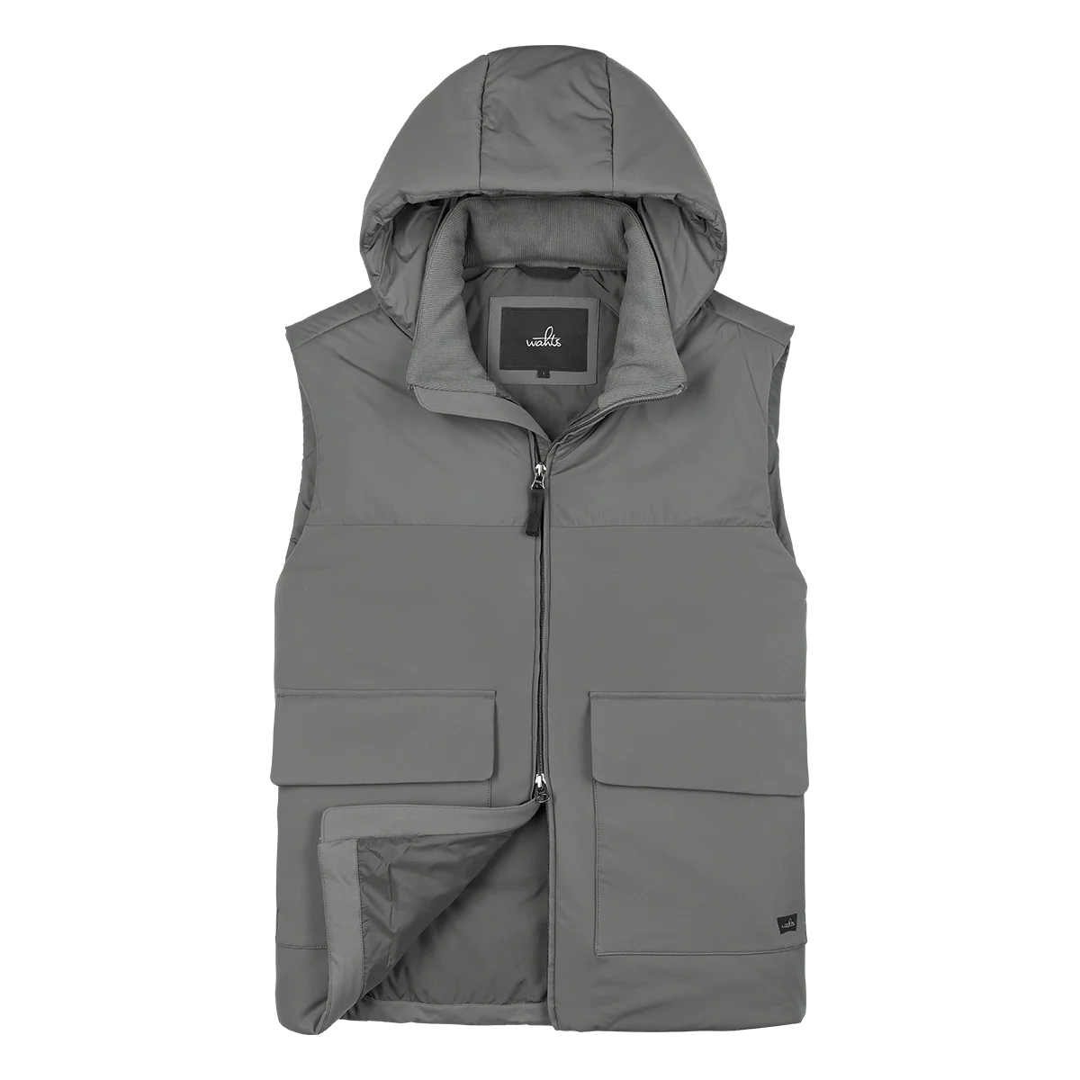 WAHTS |  Veste sans manches Burrows avec capuche amovible - Gris