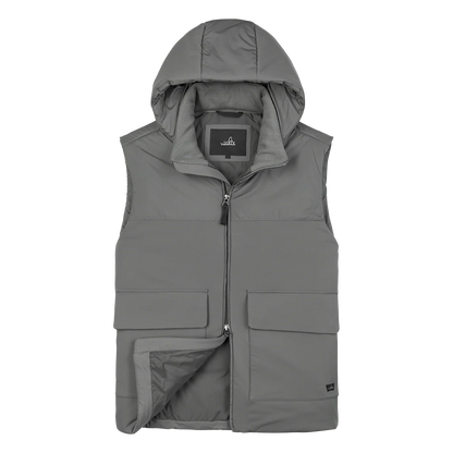 WAHTS |  Veste sans manches Burrows avec capuche amovible - Gris
