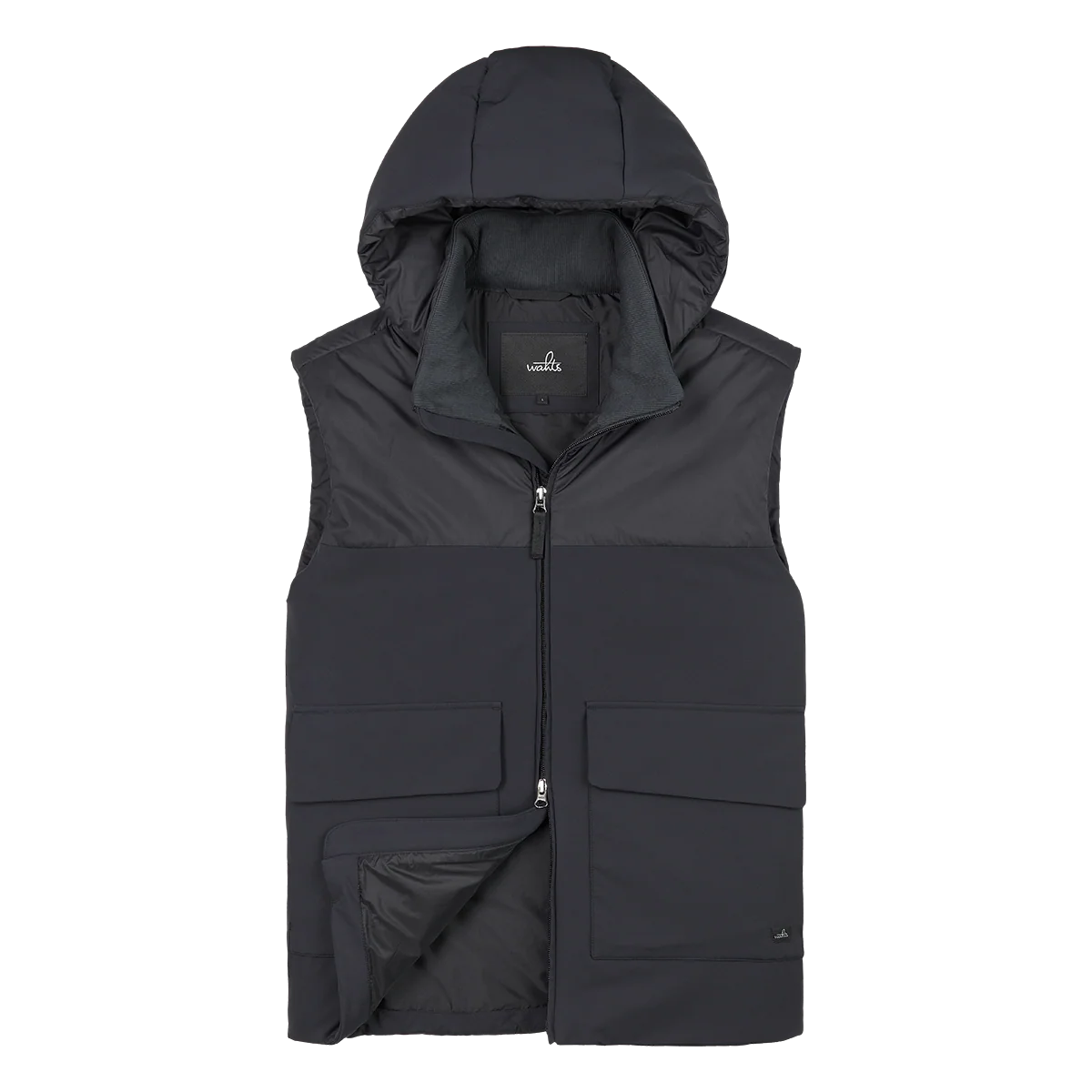 WAHTS |  Veste sans manches Burrows avec capuche amovible - Bleu marine