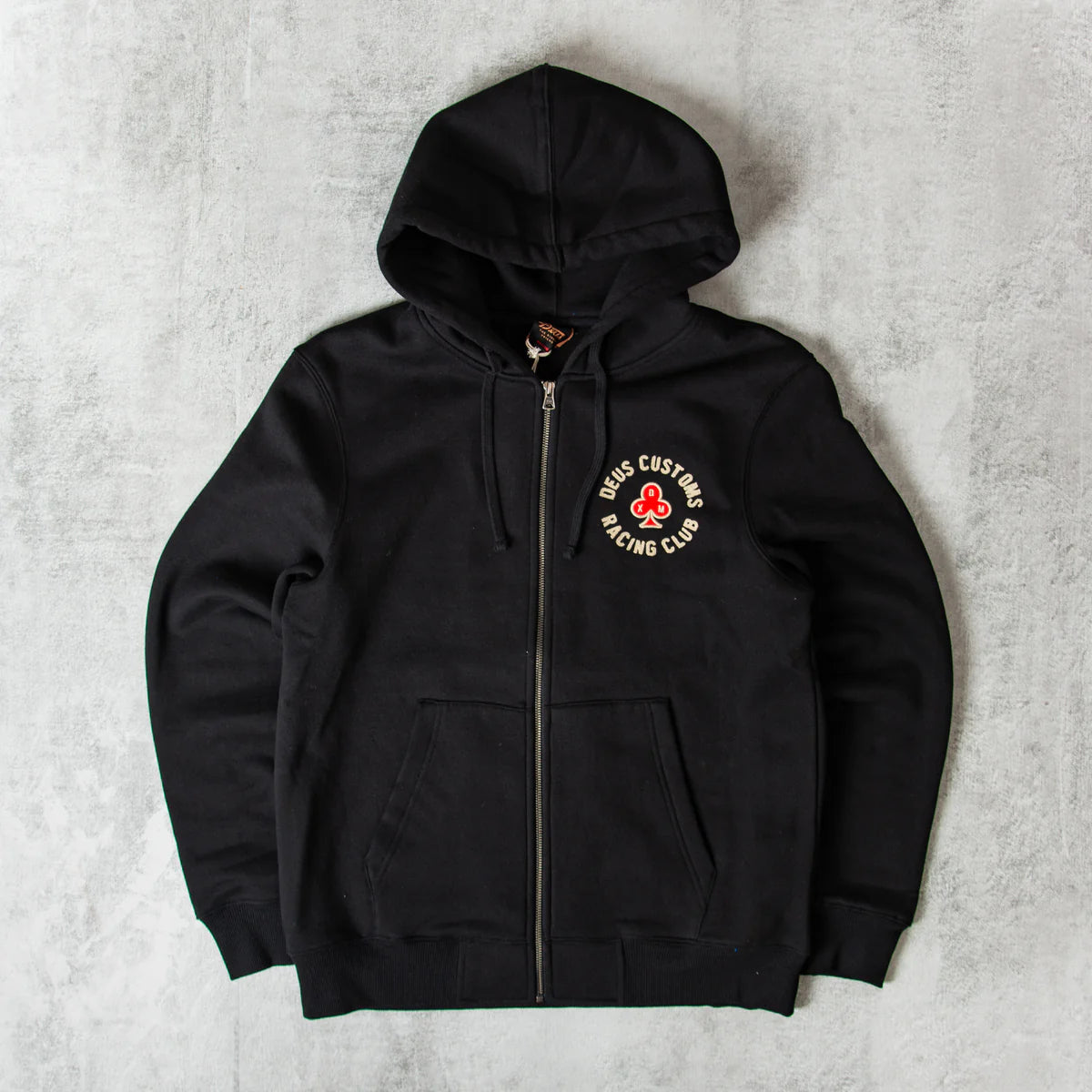 Deus Ex Machina | Sweat à capuche zippé Basto - Noir