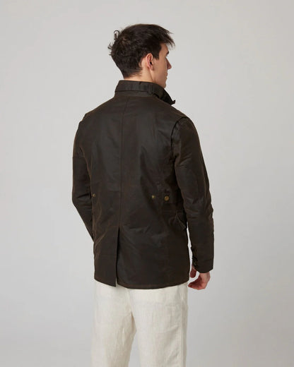 Peregrine | La veste en coton ciré ''Bexley'' - Brun