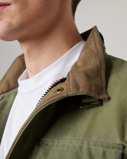 Peregrine | La veste en coton ciré ''Bexley'' - Sage