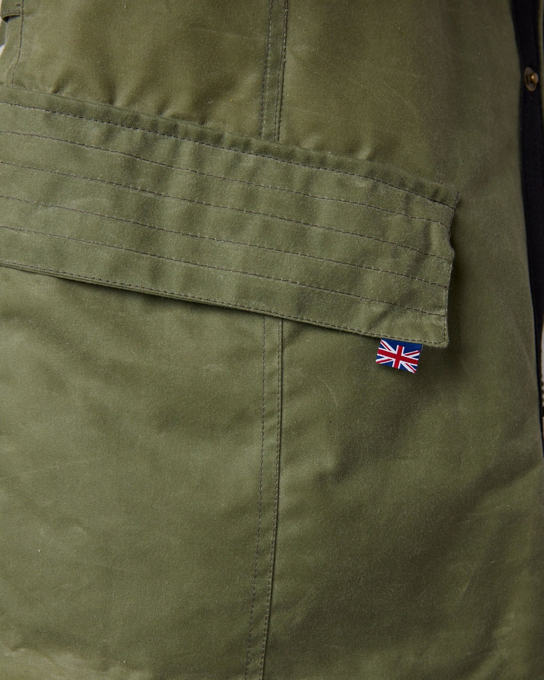 Peregrine | La veste en coton ciré ''Bexley'' - Sage