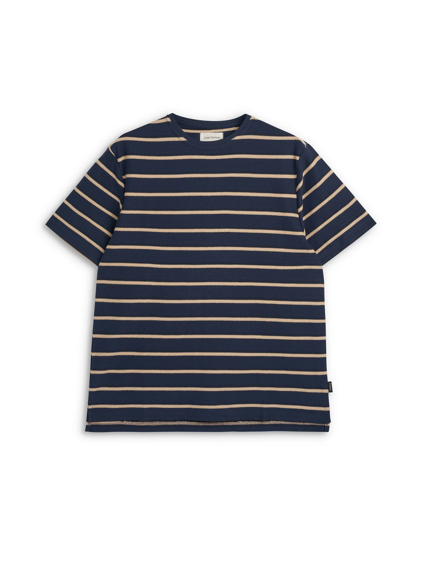 Oliver Spencer | T-shirt rayé "Box" - Noir