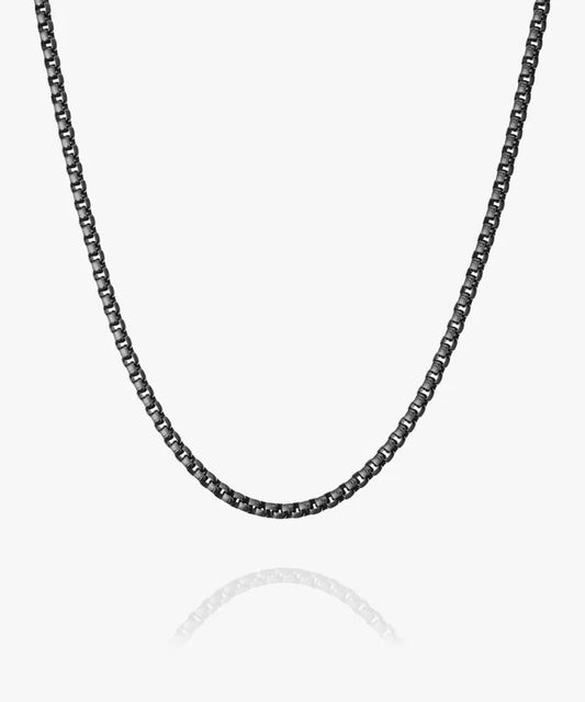 Pig & Hen | Collier boxchain - Noir