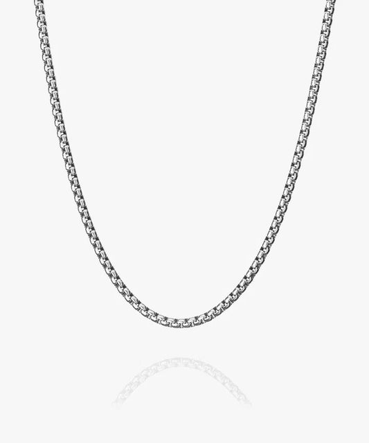 Pig & Hen | Collier boxchain - Argent
