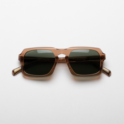 Steve McQueen Eyewear | Les lunettes de soleil ''BRENTWOOD''  - Crystal Caramel
