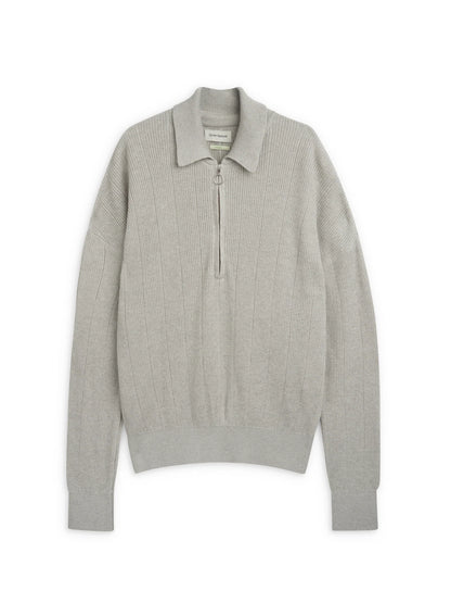 Oliver Spencer | Pull à demi-zip "Brice" - Gris