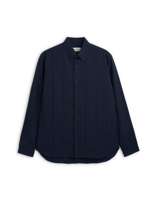 Oliver Spencer | Chemise "Brook" - Bleu marine