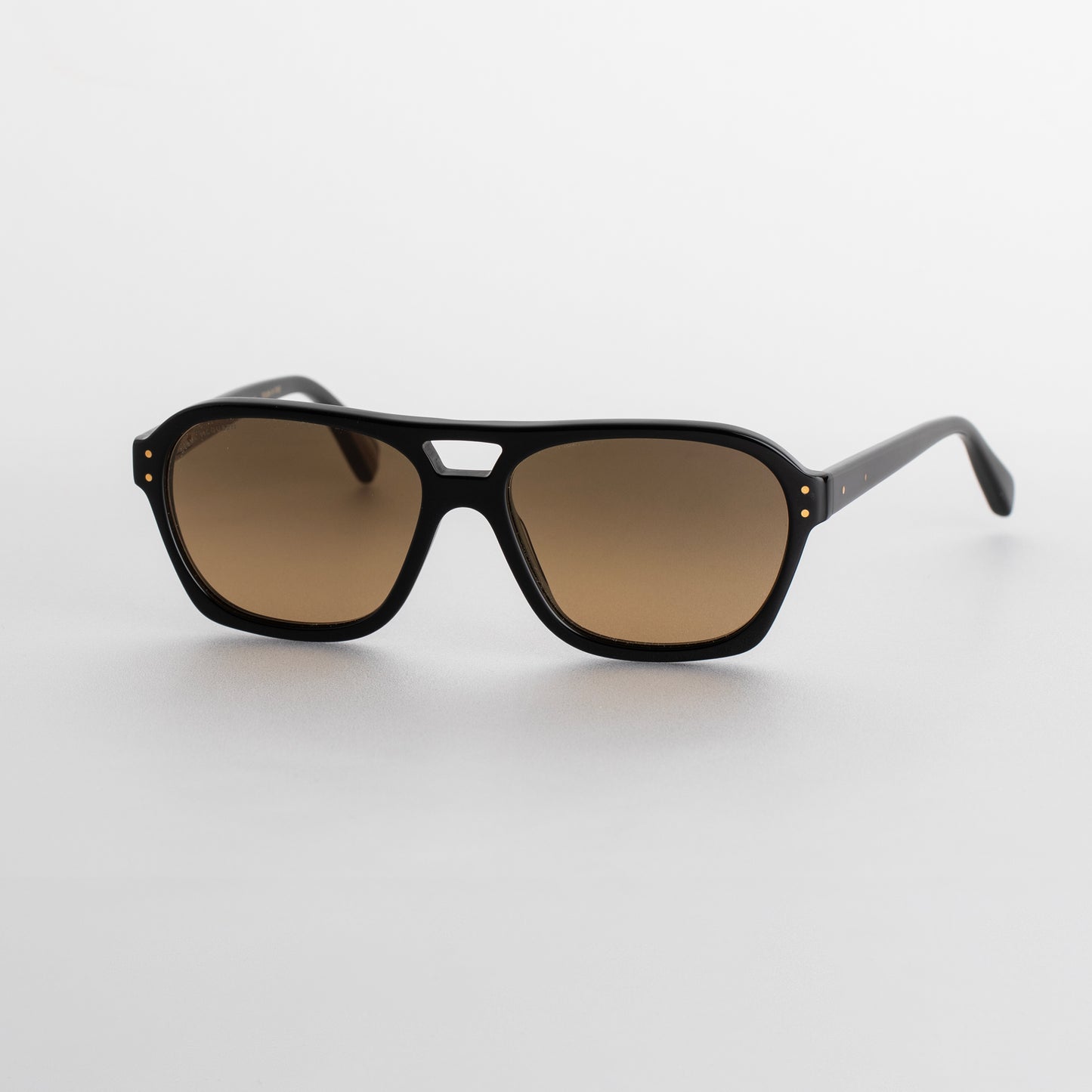 Steve McQueen Eyewear | Les lunettes de soleil ''BRUCE''  - Noir / Brun dégradé
