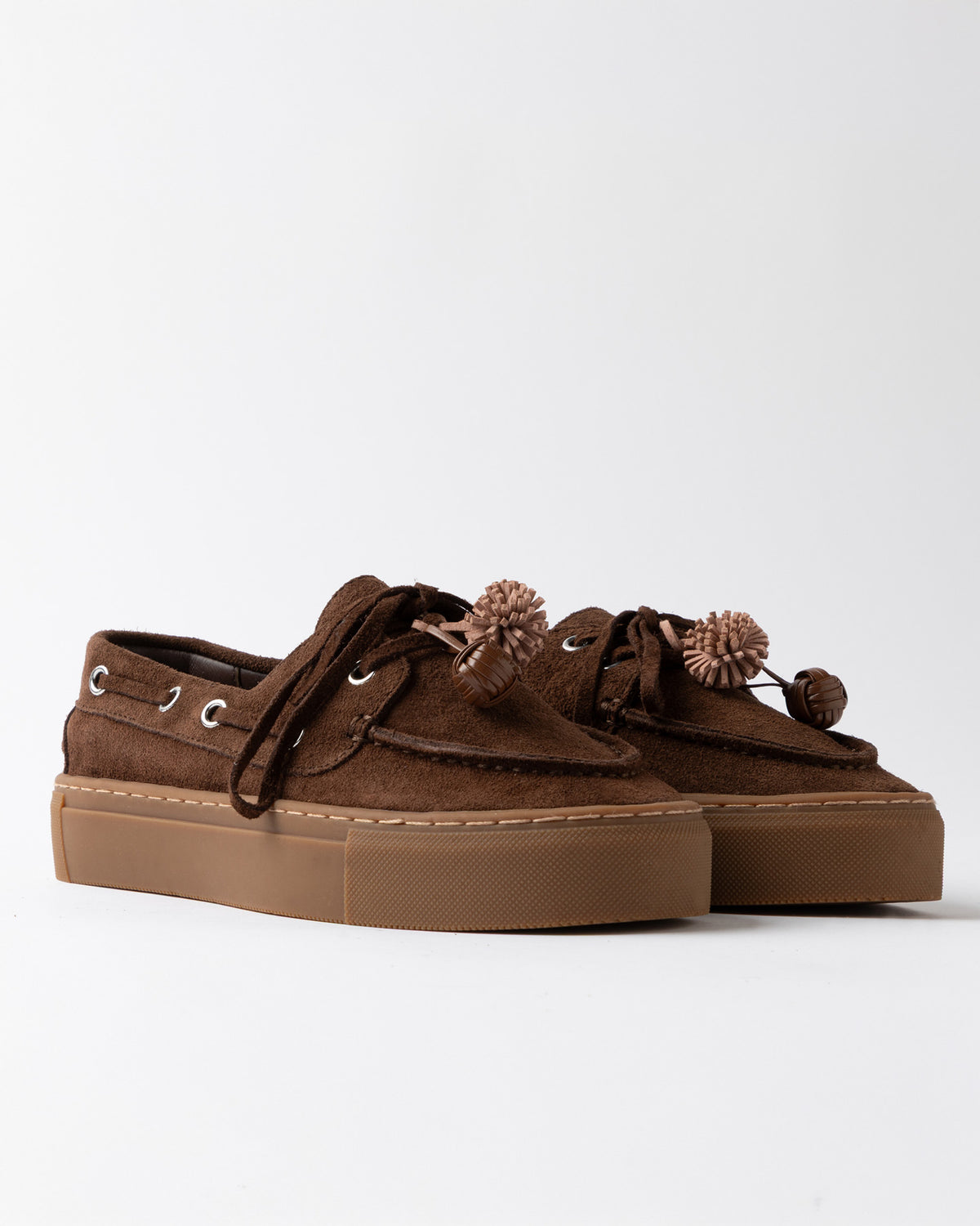 D.A.T.E. | Chaussures en daim "Caletta" - Brun