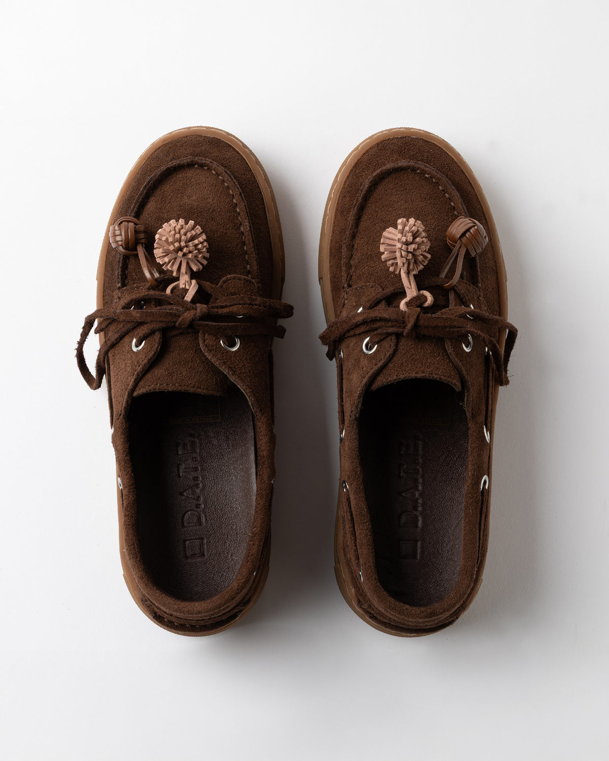 D.A.T.E. | Chaussures en daim "Caletta" - Brun