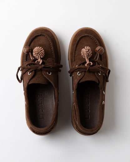 D.A.T.E. | Chaussures en daim "Caletta" - Brun