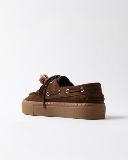 D.A.T.E. | Chaussures en daim "Caletta" - Brun