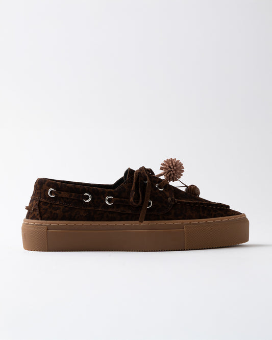 D.A.T.E. | Chaussures en motif léopard "Caletta" - Brun léopard