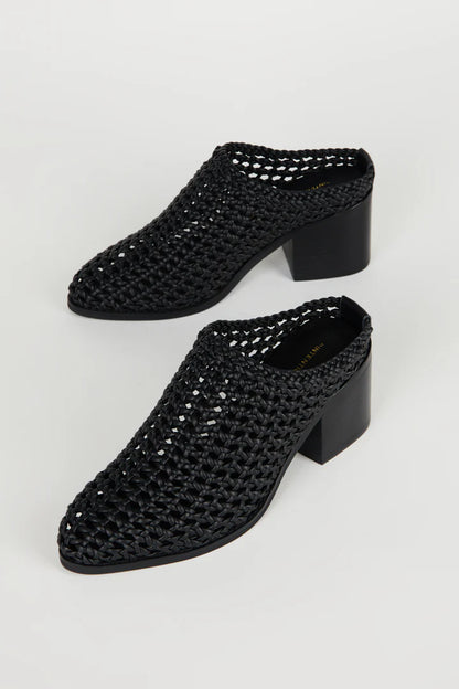"INTENTIONALLY | Mules "CAPS" - Noir