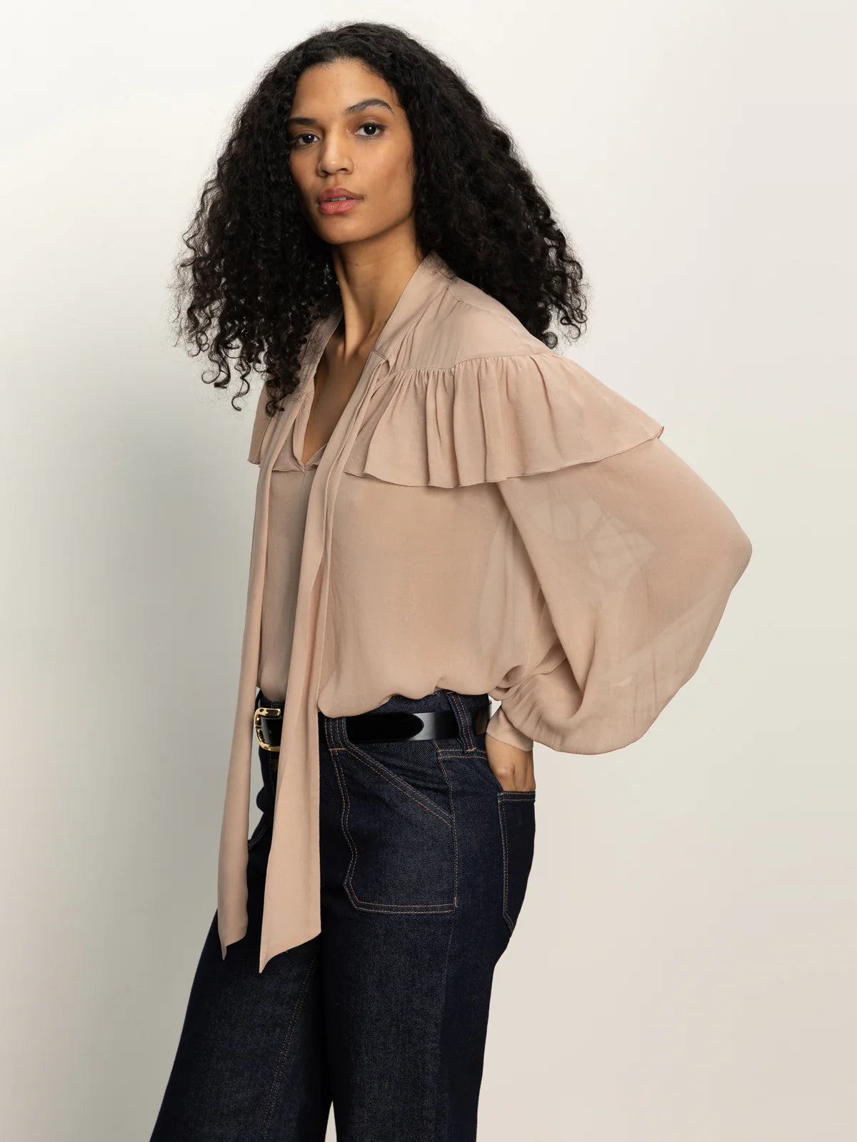 Sanctuary | Blouse "Fade Into You"- Vieux rose