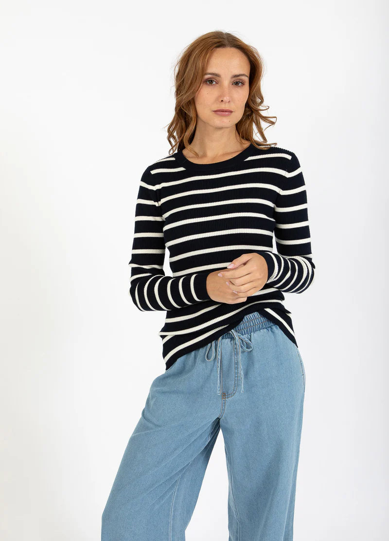 Coster Copenhagen | Top manches longues "ELENA" - Marin