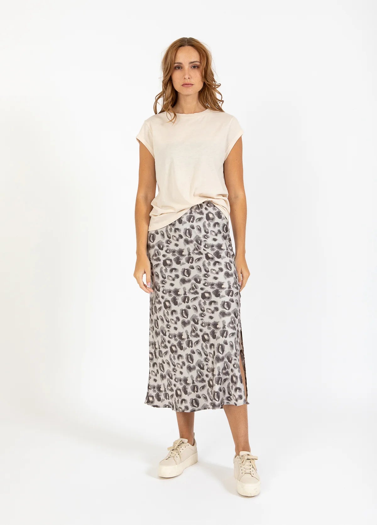 Coster Copenhagen | Tee Shirt col rond - Crème