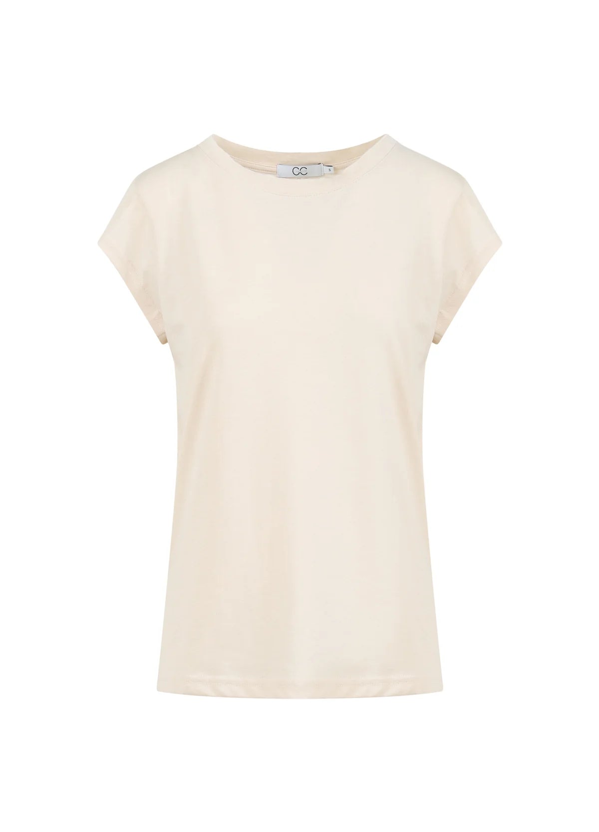 Coster Copenhagen | Tee Shirt col rond - Crème